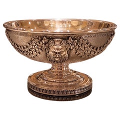 Silver cup with handmade decorations