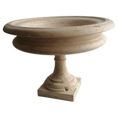 Roman travertine cup classic style -made in Italy