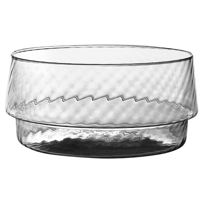 Coppa Multipot25, Bowl Handcrafted Muranese Glass, Lead Twisted Mun by VG