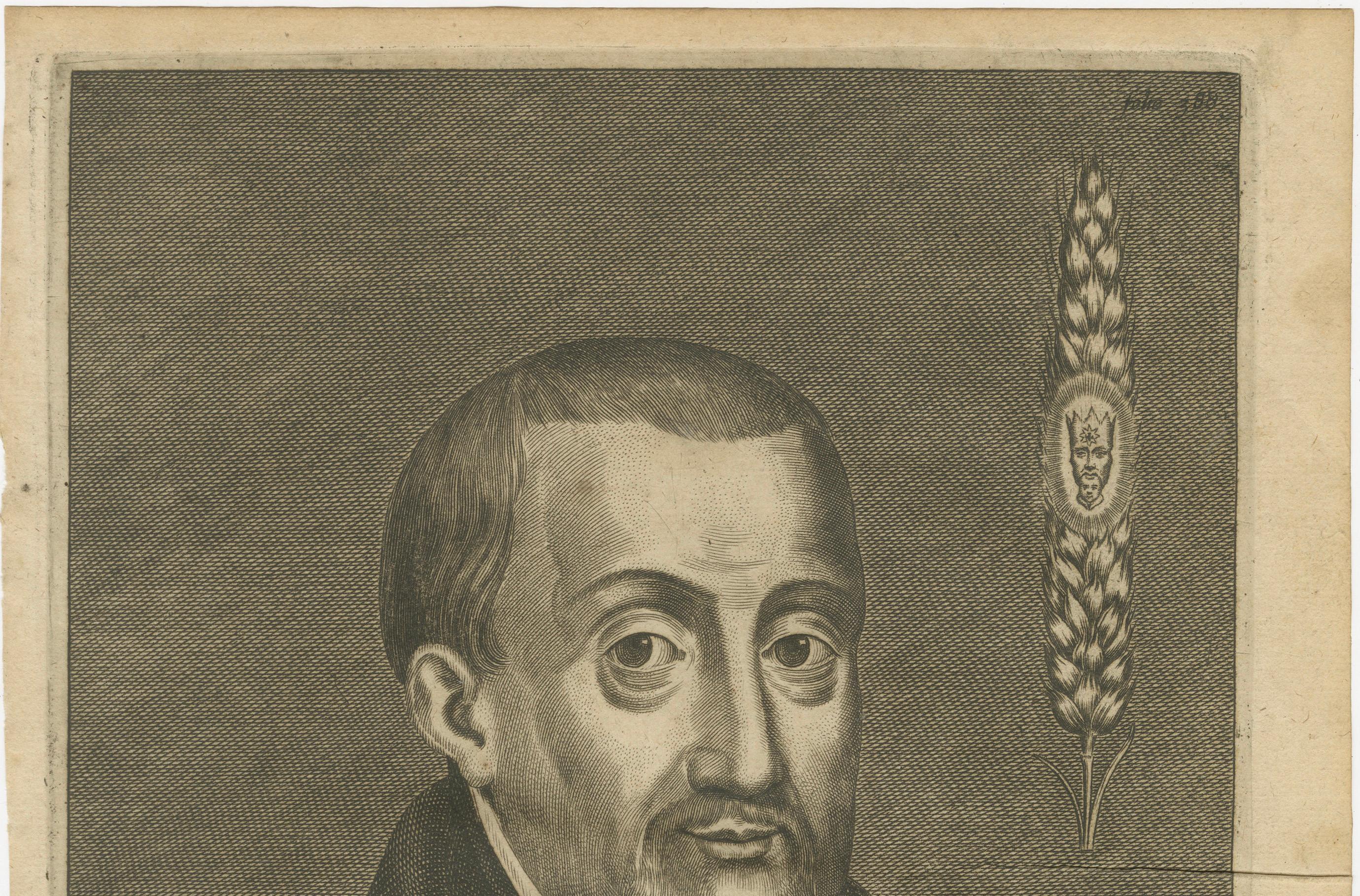 Grabado Coppeer de Henry Garnet (1555-1606), sacerdote jesuita y mártir, ca.1670 finales del siglo XVII en venta