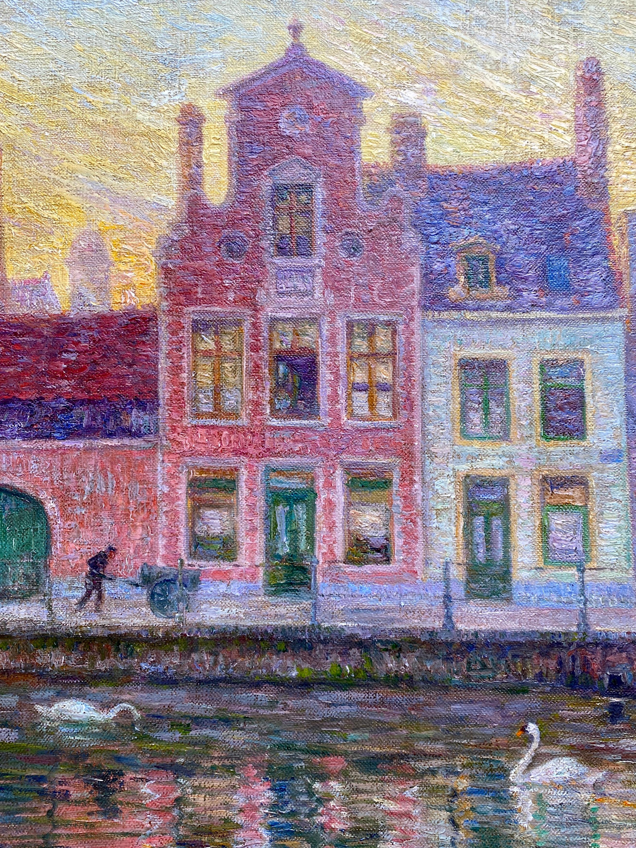 Una vista di Bruges

Omer Coppens
Dunkerque, Francia 1864 - 1924 Ixelles, Belgio
Pittore belga
Firma: Firmato in basso a destra

Dimensioni: Dimensioni dell'immagine 50 x 81 cm, dimensioni della cornice 63 x 93 cm
Medium: Olio su tela

Biografia: