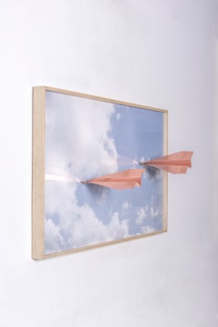 Copper Airplane on a Frame Picture