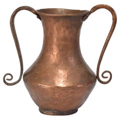 Copper Amphora Vase