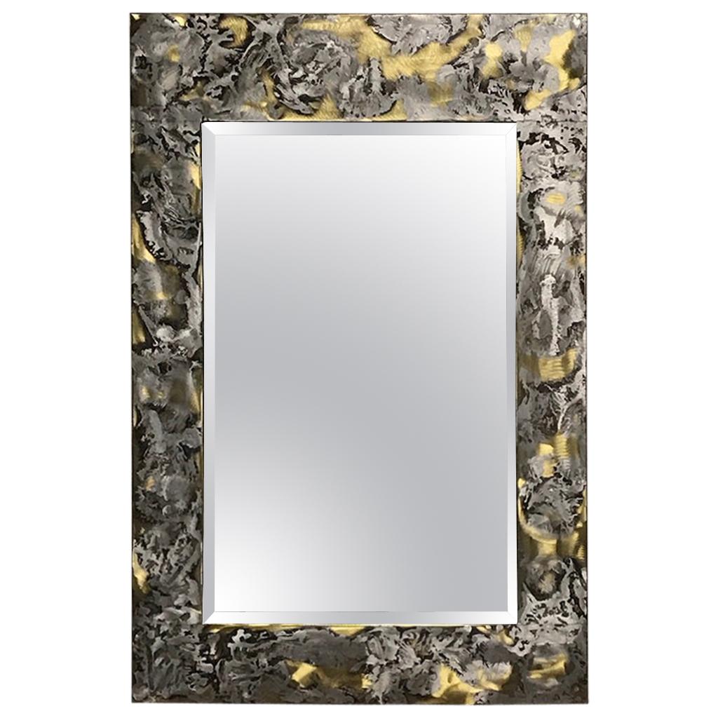 Miroir en laiton et aluminium The Moderns