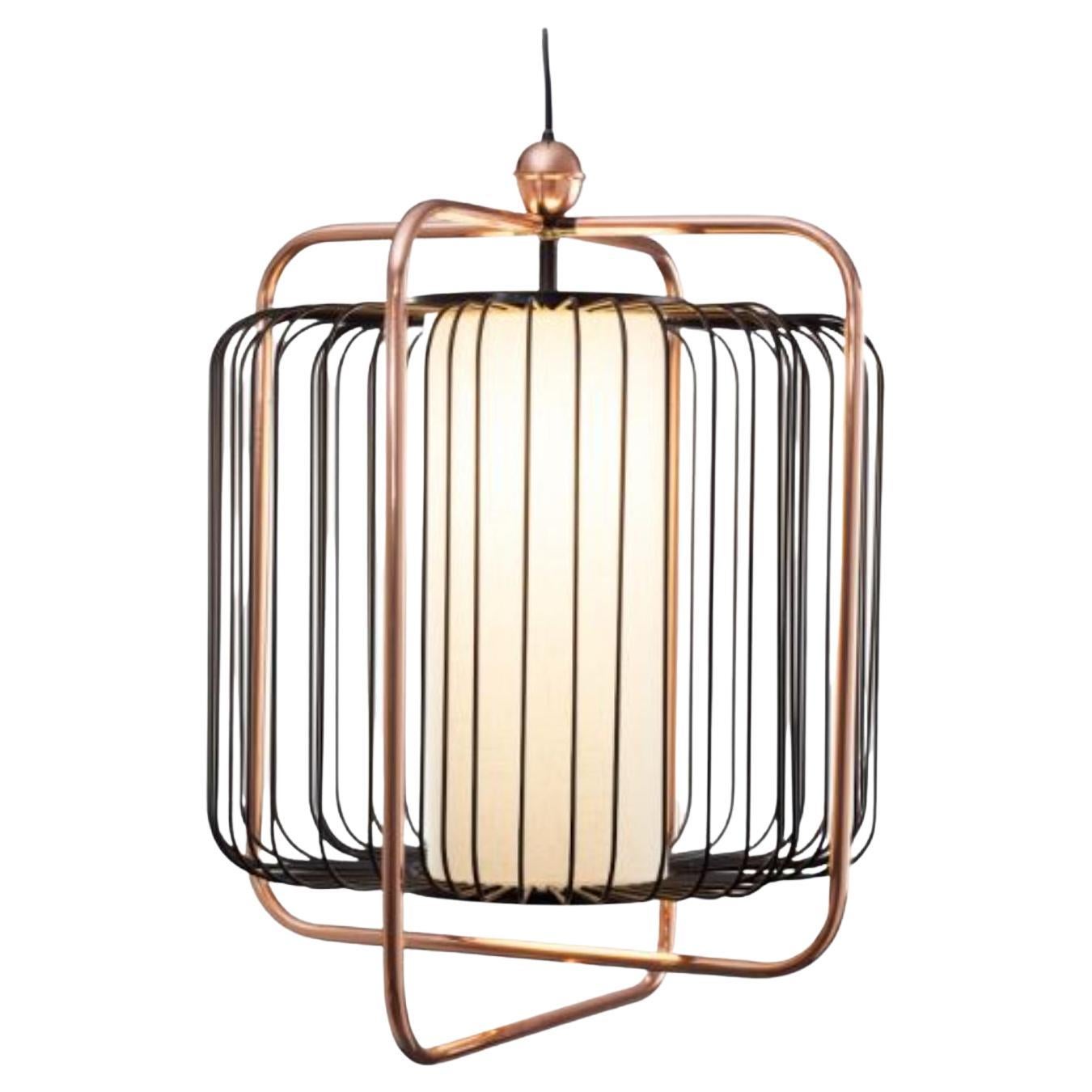 Copper and Black Jules Suspension Lamp by Dooq