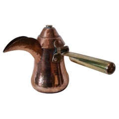 Copper and Brass Coffee Pot