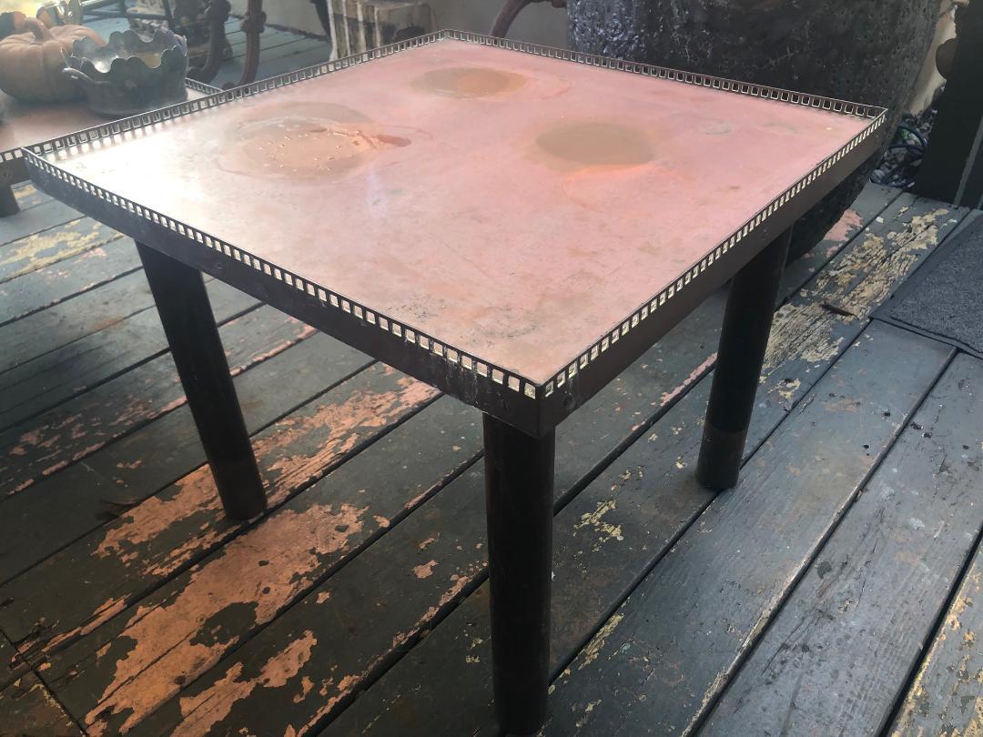 Copper and Brass End Tables 'Two Sets - Two Sizes' 6