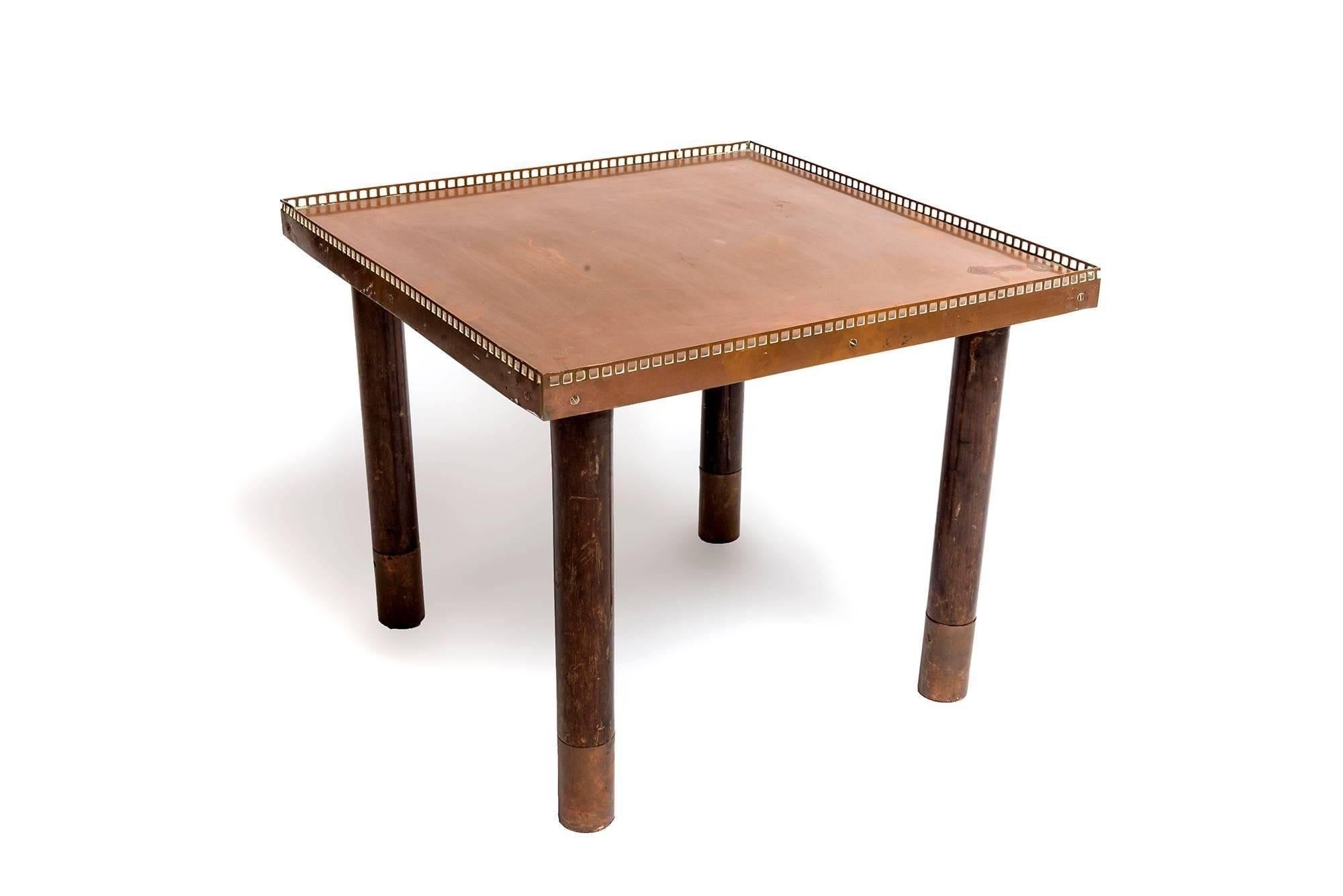 Copper and Brass End Tables 'Two Sets - Two Sizes' 4