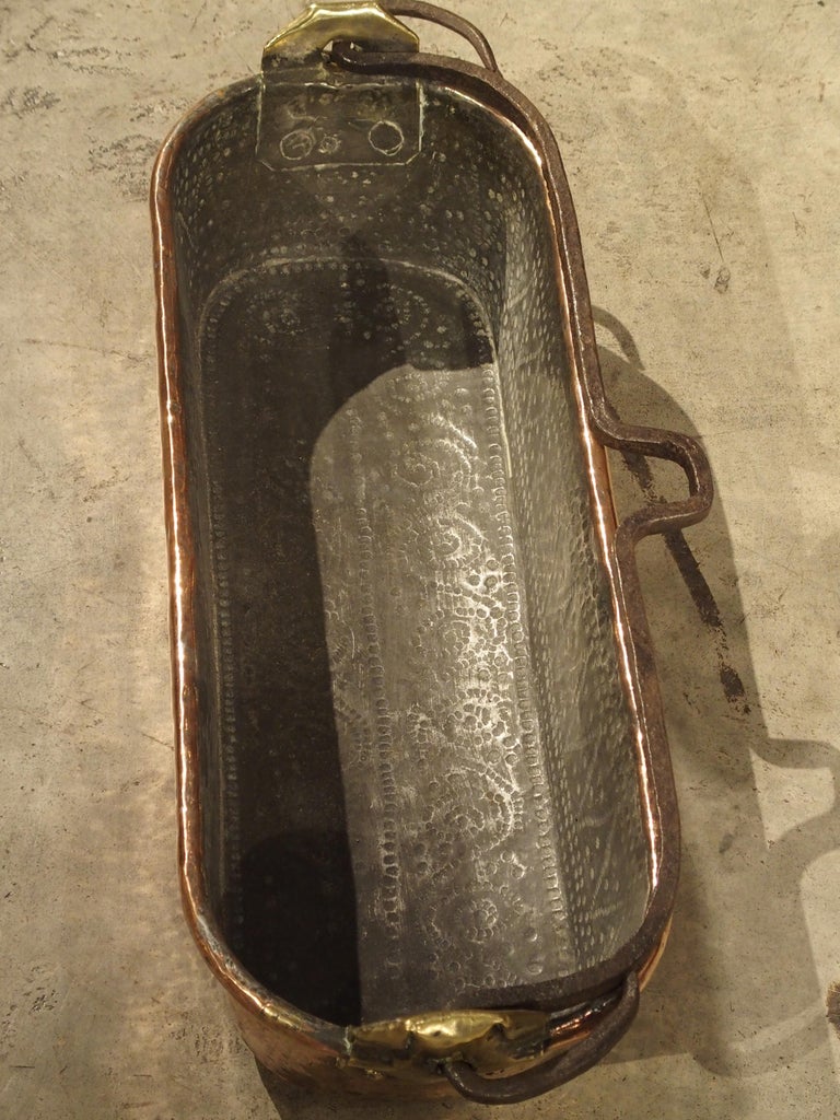 Copper and Brass Fish Poacher from France, circa 1800 at 1stDibs