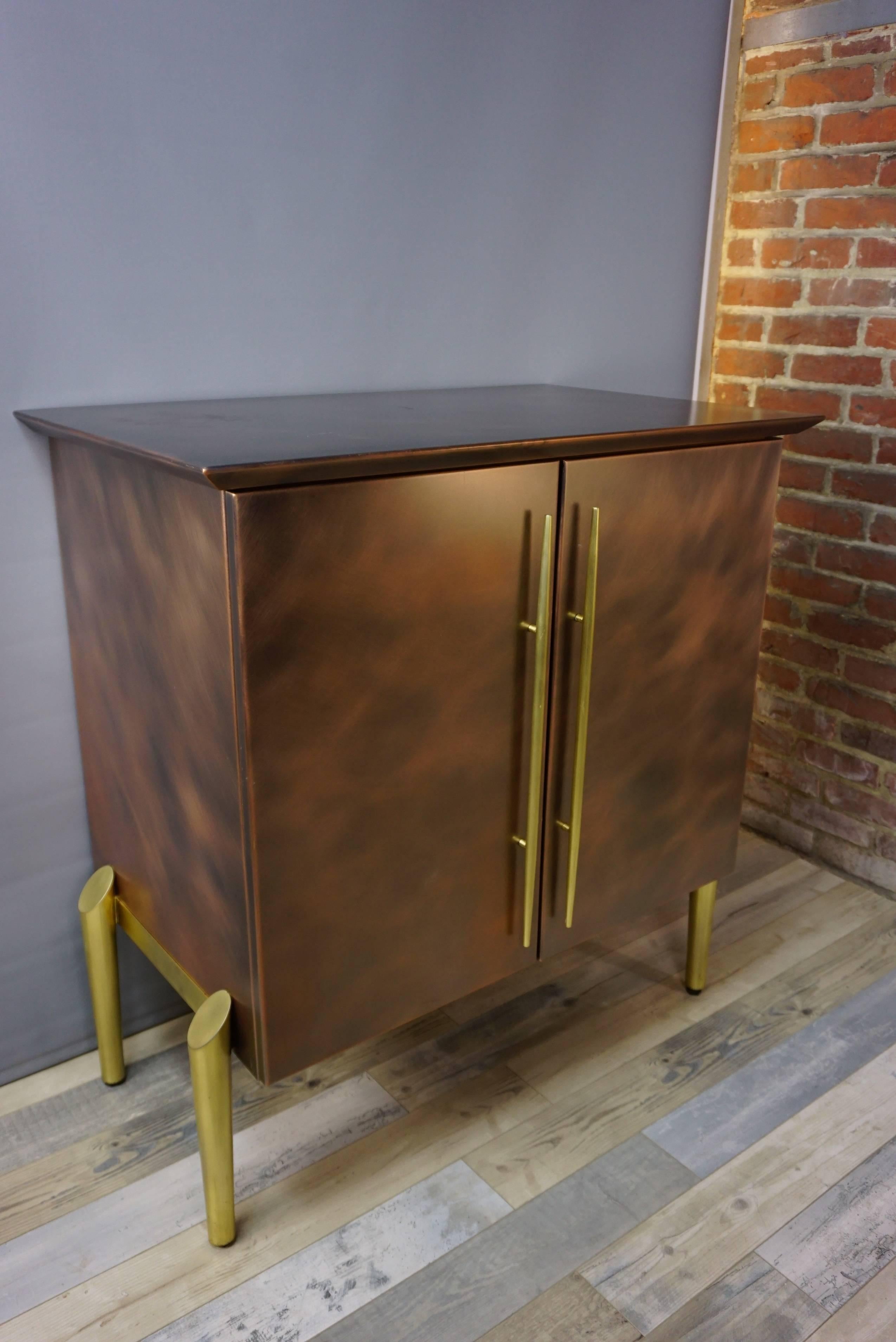 copper bar cabinet