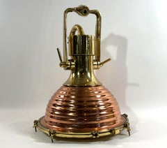 Copper and Brass Ships Cargo Light