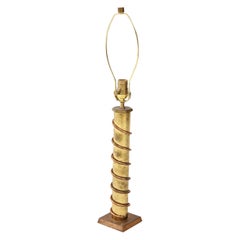 Tischlampe aus Kupfer und Messing, Frankreich. ca. 1940