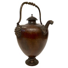 Copper and Bronze Ewer