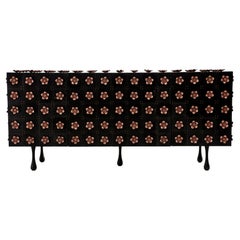 Copper and Burnished Steel, Contemporary Grande Rosette Sideboard by Egg Designs
