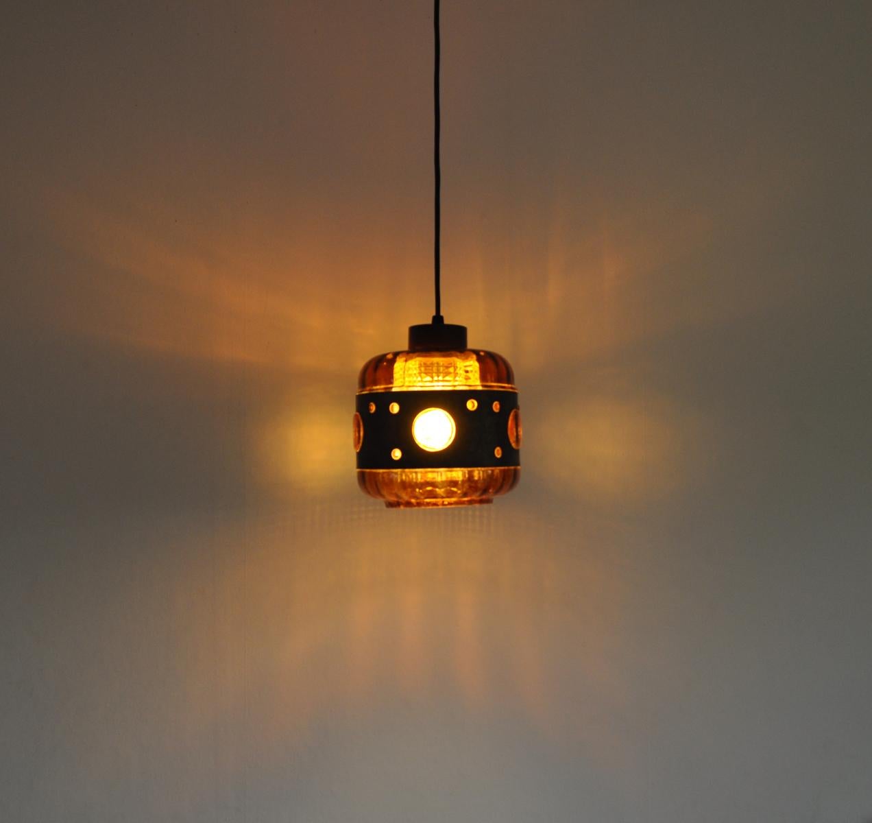 Copper and Glass Pendant by Nanny Still for RAAK Amsterdam 2