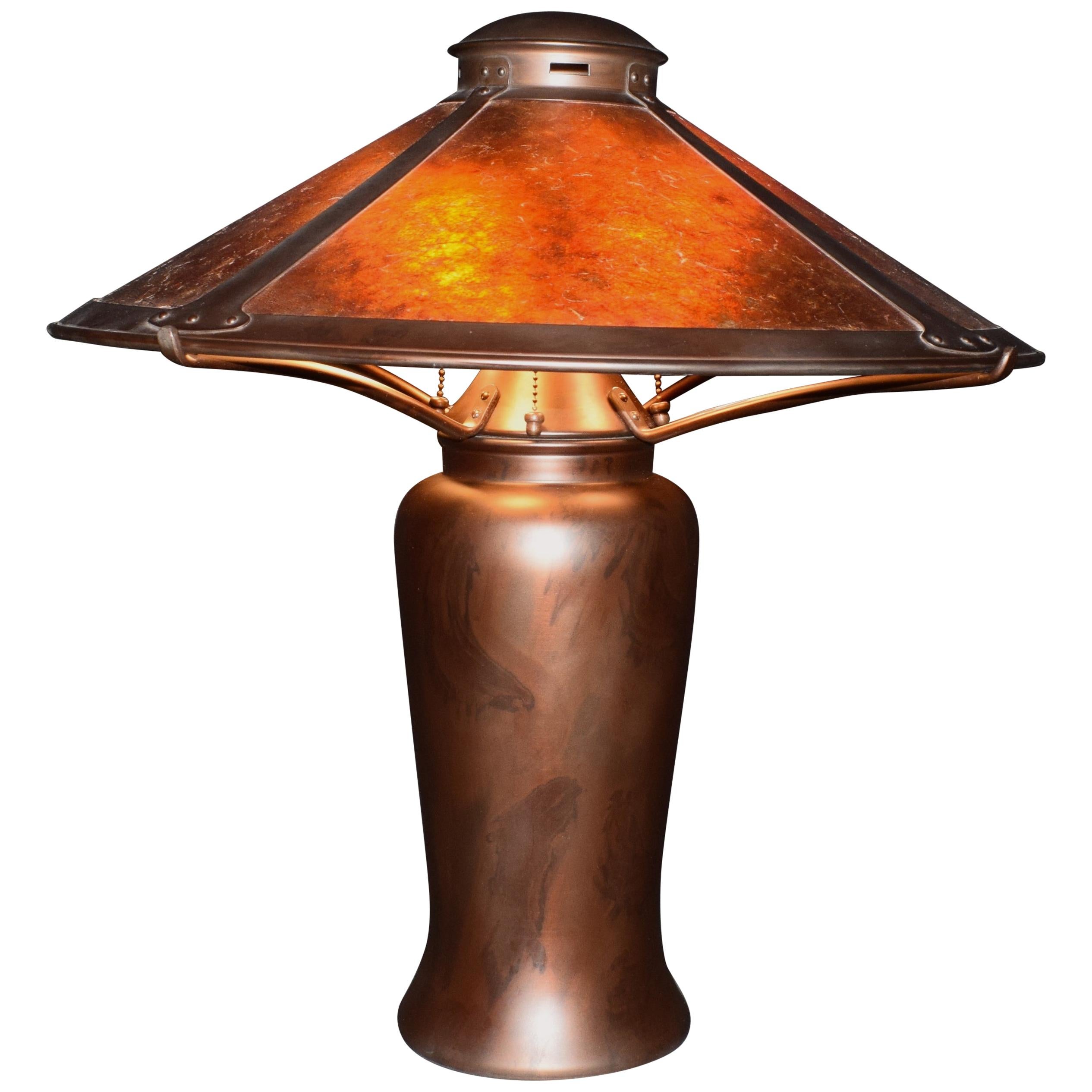 vereist Productiviteit Landelijk Copper and Mica Lamp For Sale at 1stDibs | mica table lamp, mica lamps for  sale, vintage mica lamps