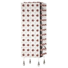 Copper and Stainless Steel, Contemporary Rosette Drinks Cabinet by Egg Designs