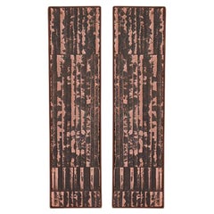 Door Pull Handles in Copper and Steel