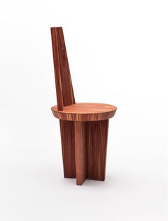 Copper and Wood Modern Dining Chair Sedia Povera