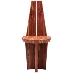 Copper and Wood Modern Dining Chair Sedia Povera