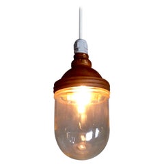 Used Copper Benjamin Pendant Lights, circa 1920