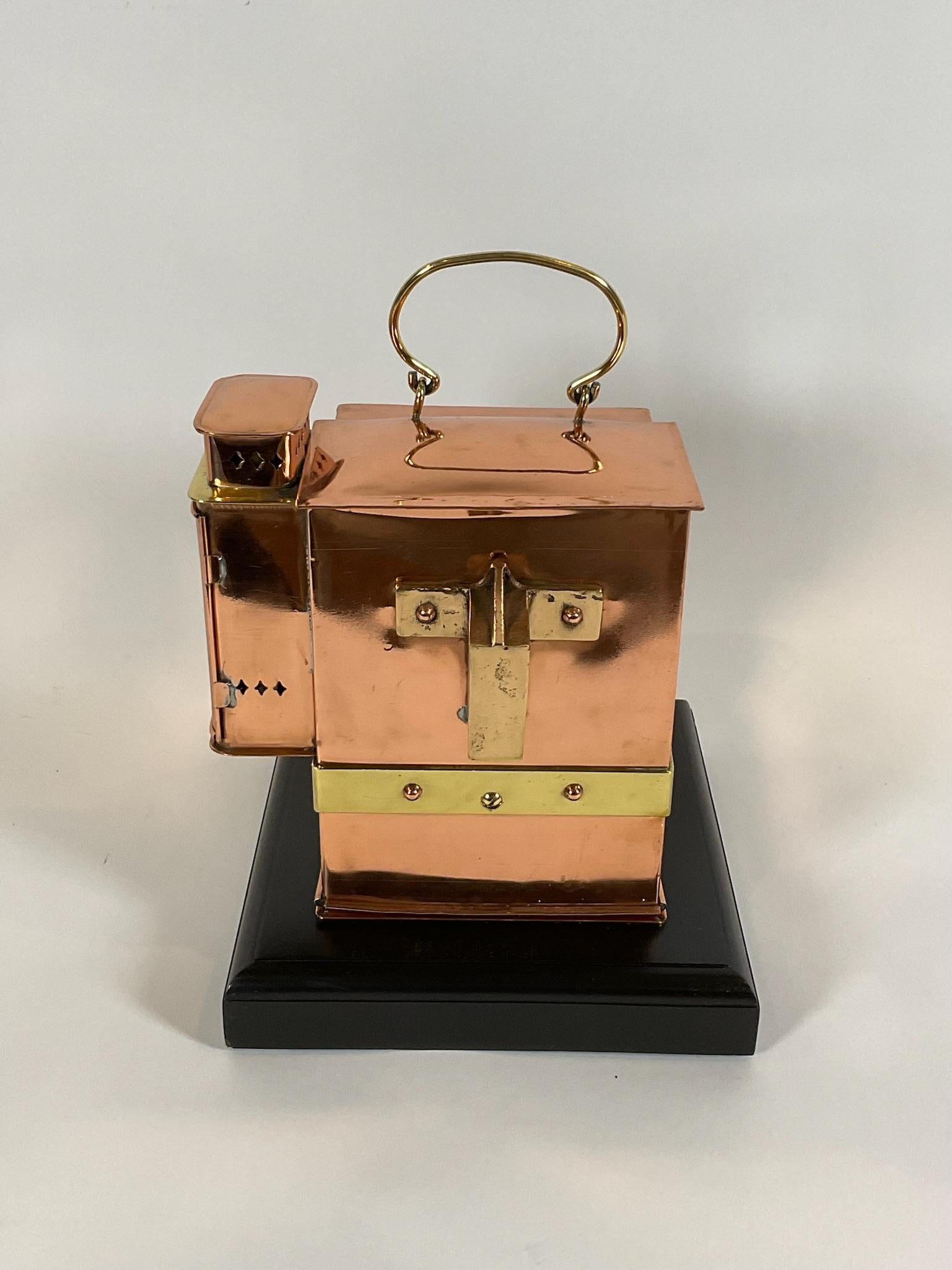 Copper Boat Binnacle with Compass 1