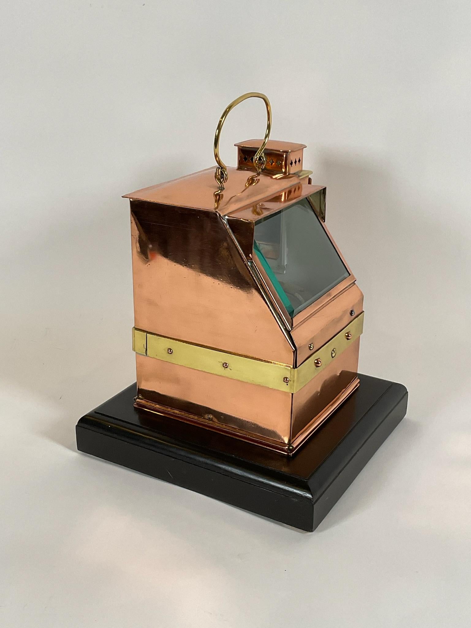 Copper Boat Binnacle with Compass 2