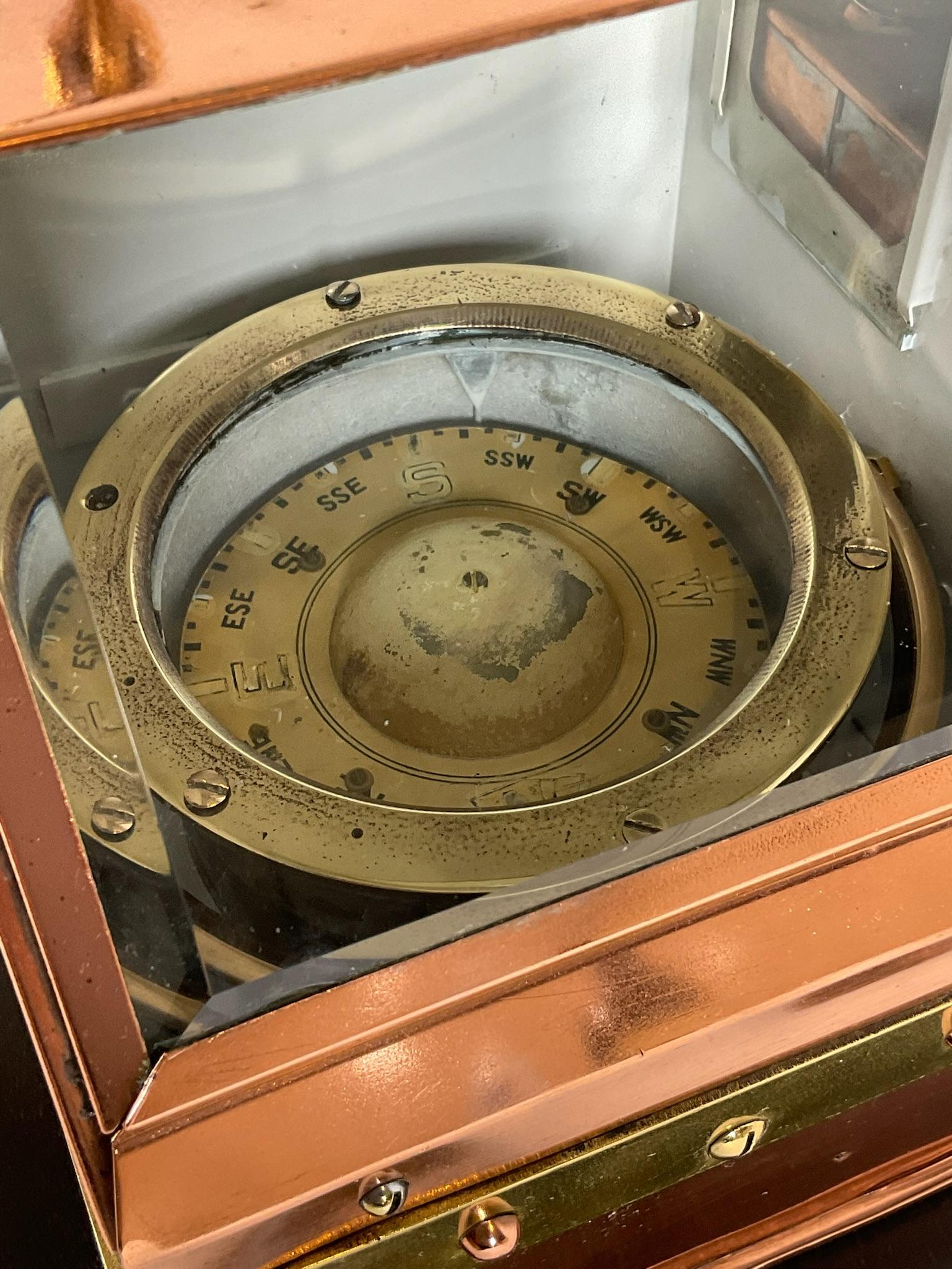 Copper Boat Binnacle with Compass 4