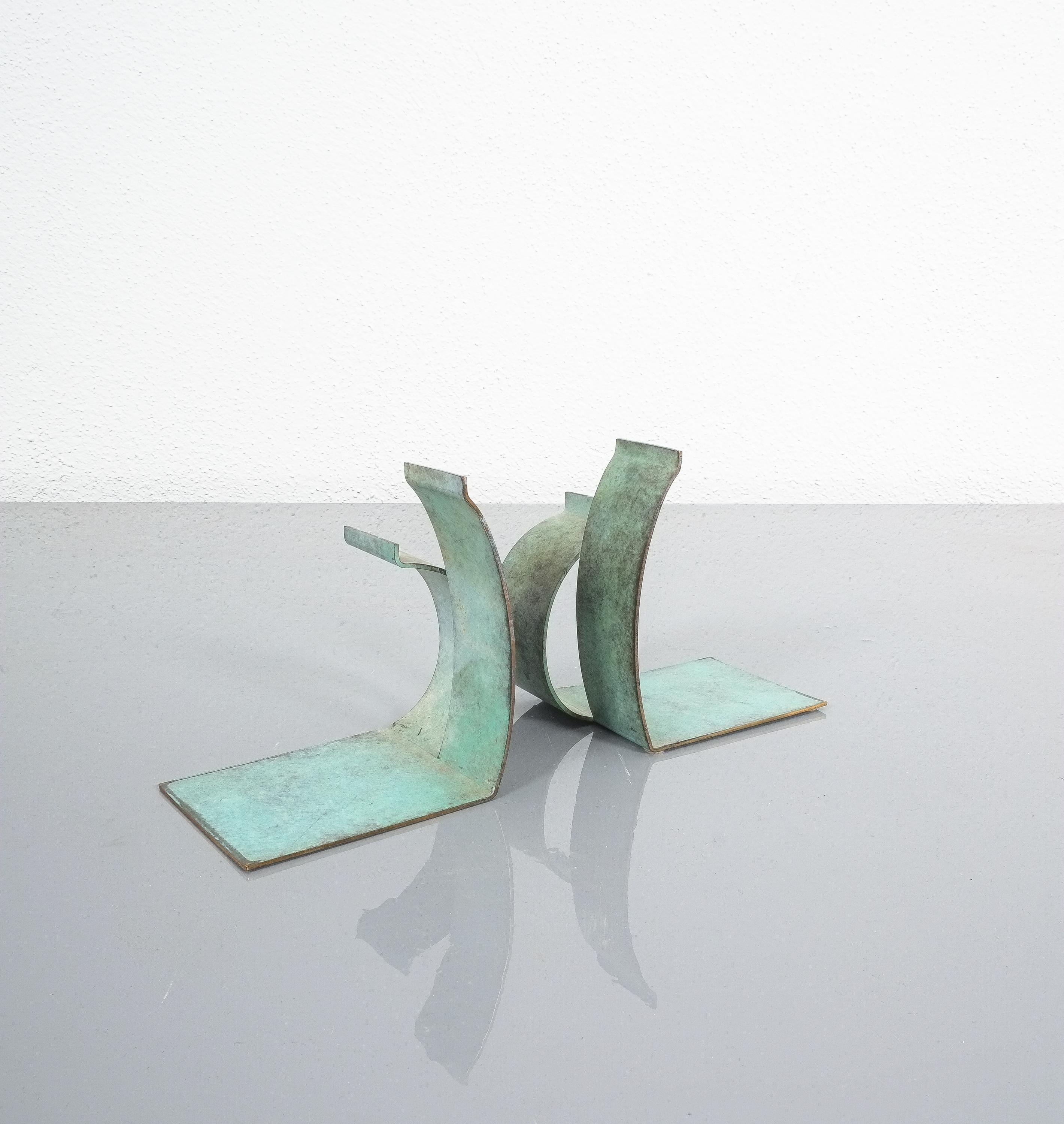 Copper Bookends Midcentury, France In Good Condition In Vienna, AT