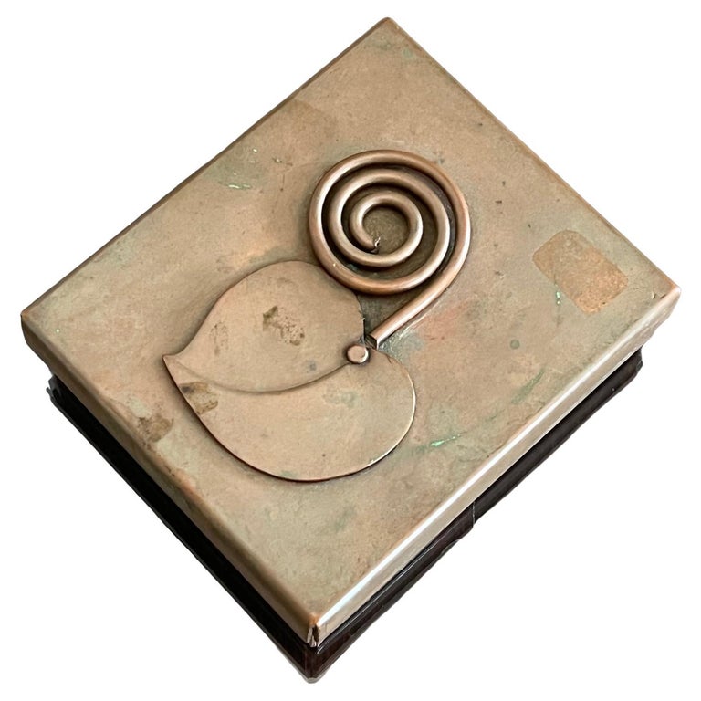 Copper Box by Rebajes For Sale