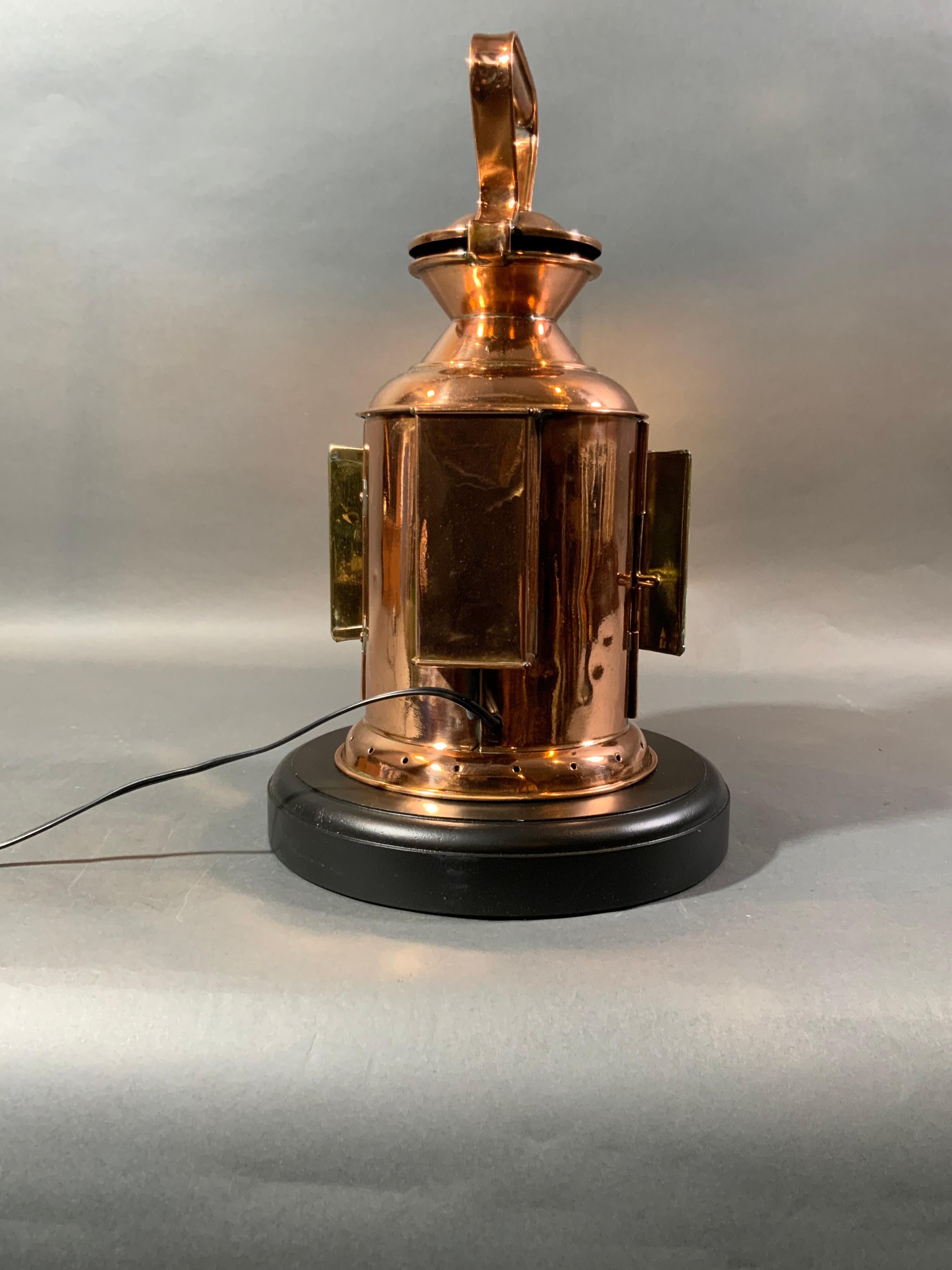 Copper & Brass Light For Sale 2