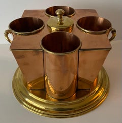 Copper & Brass Wine Bottle Holder Cooler