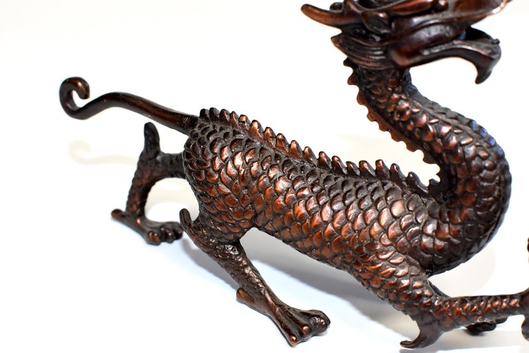 Copper Bronze Dragon For Sale at 1stdibs