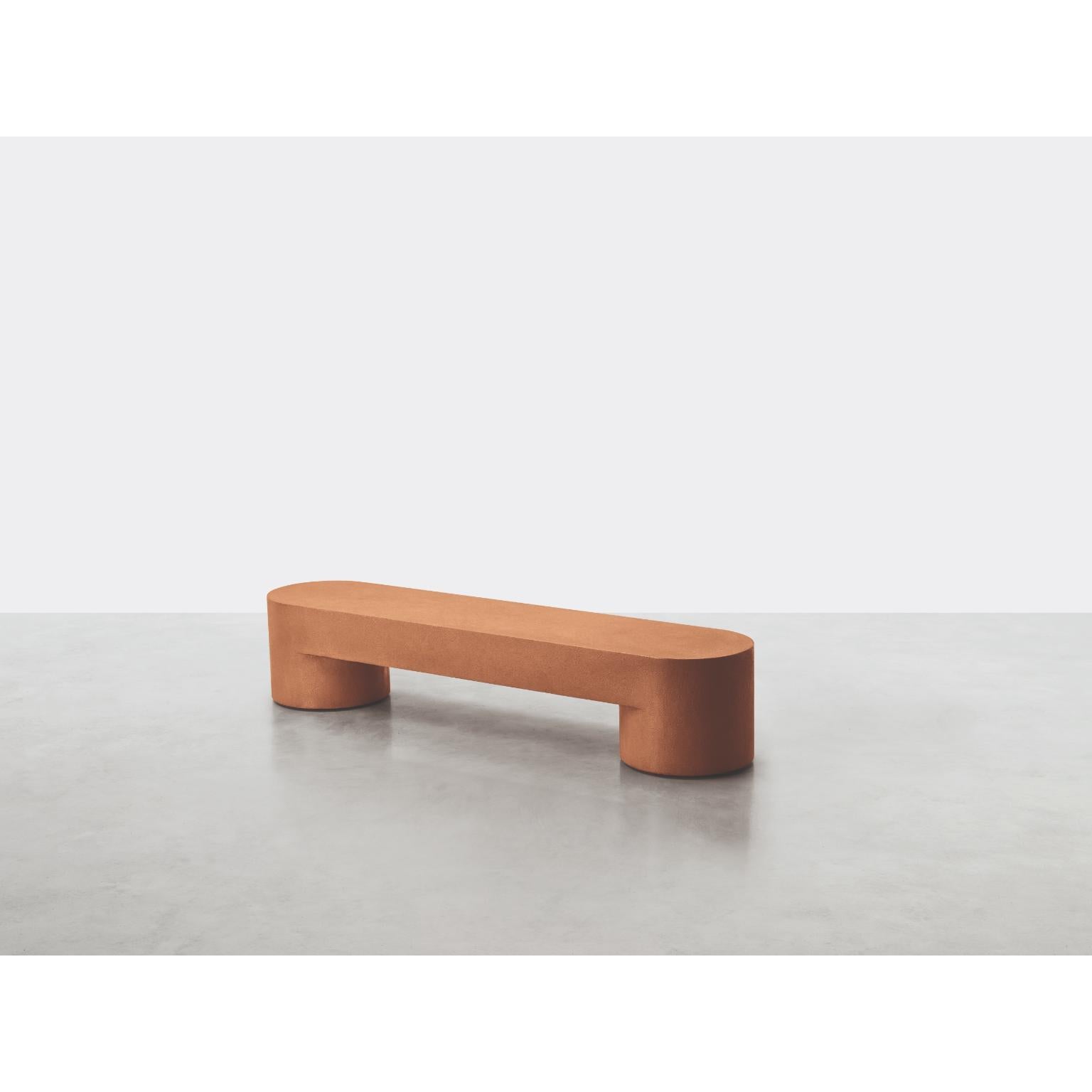 Postmoderne Banc Lazy-O en cuivre brun par Somaschini en vente