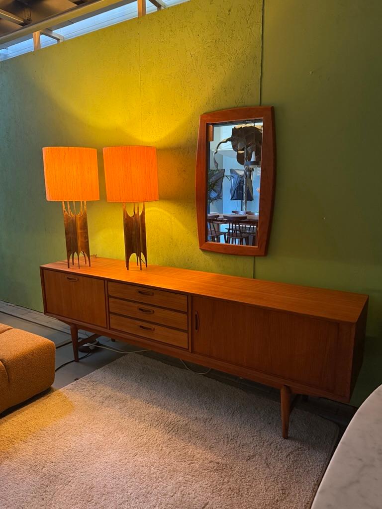 Pair of brutalist table lamps-organic shape, Maurizio Tempestini style- Italy 8
