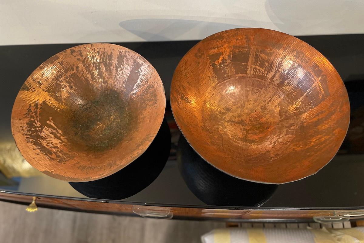 Copper Cache-Pot Vases, Italy, 1950s For Sale 7
