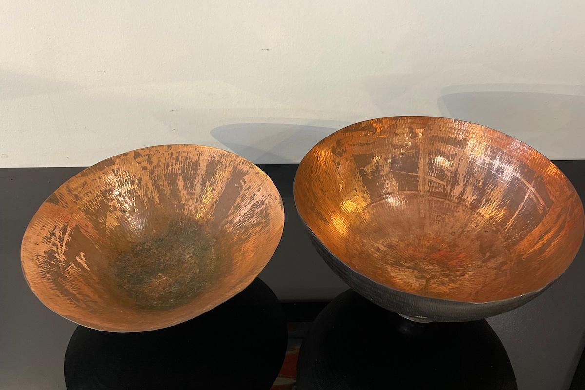 Copper Cache-Pot Vases, Italy, 1950s For Sale 2