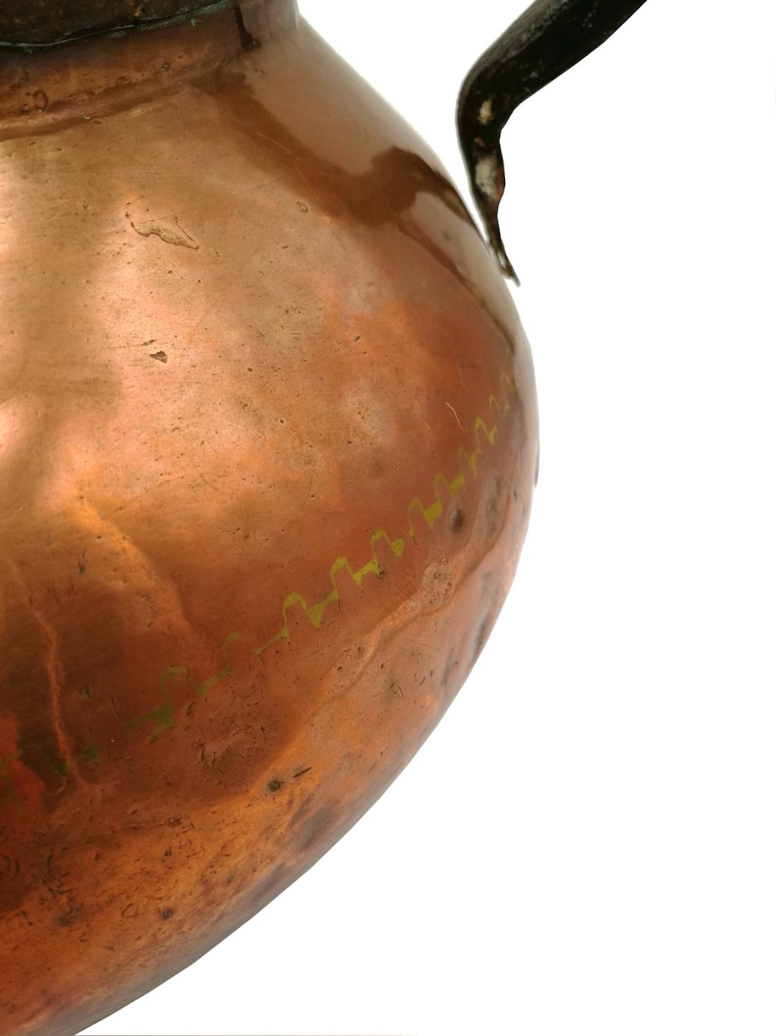 Cauldron en cuivre du 19ème siècle en vente 7
