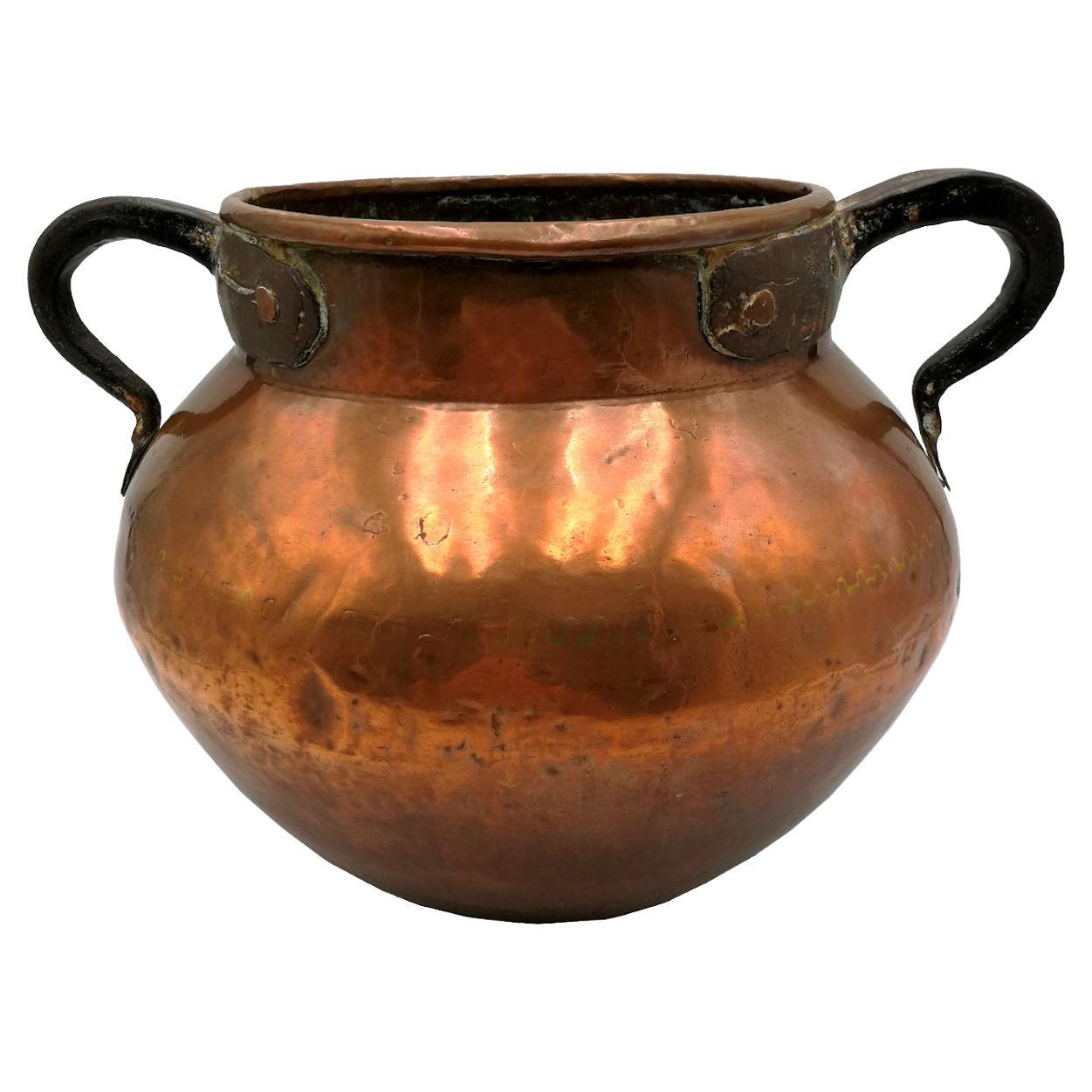 Copper Cauldron 19th Century