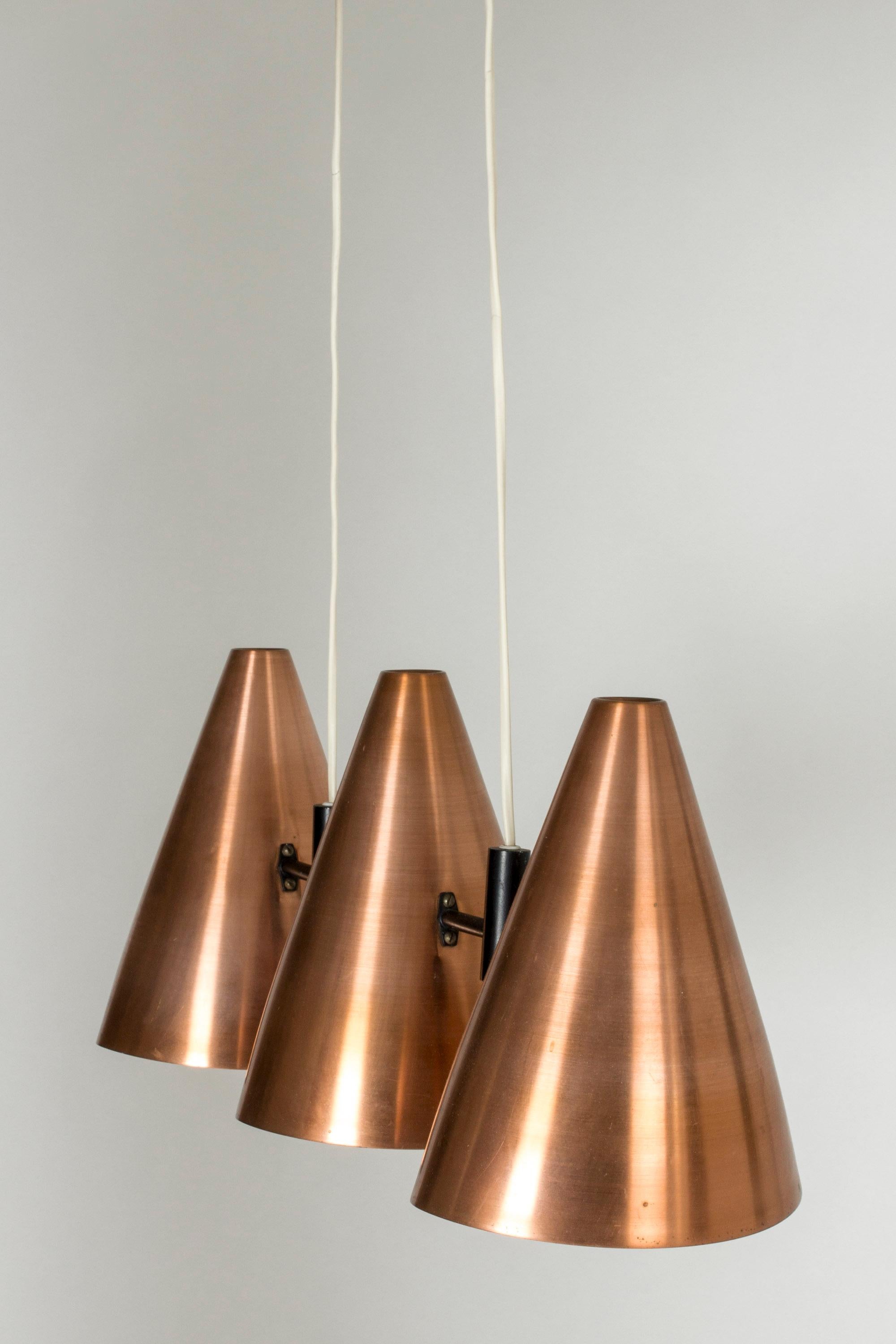 Mid-20th Century Copper Ceiling Lamp by Eje Ahlgren For Sale