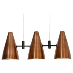 Retro Copper Ceiling Lamp by Eje Ahlgren