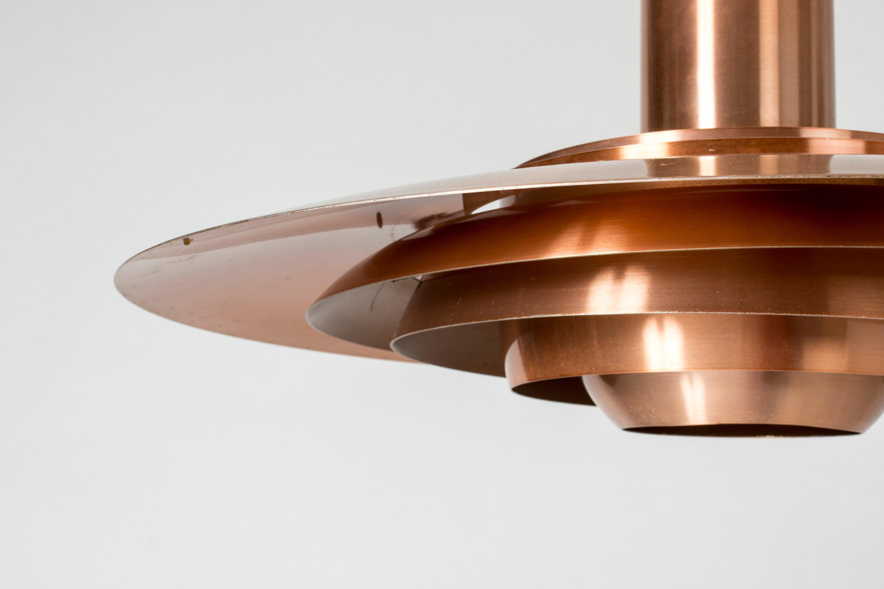 Copper Ceiling Lamp by Jørgen Kastholm and Preben Fabricius 1