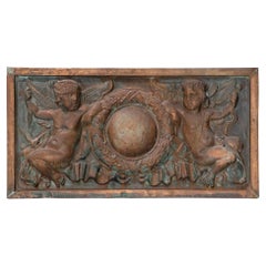 Copper Cherub Relief