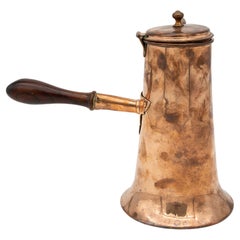 Antique Copper Coffee Kettle