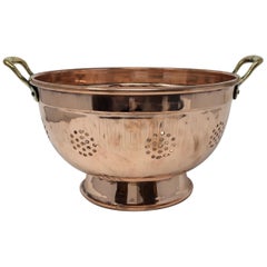 Antique Copper Colander