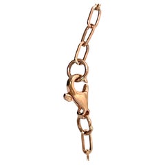 Collier Paradizia en perles de couleur cuivre et chaîne en or rose