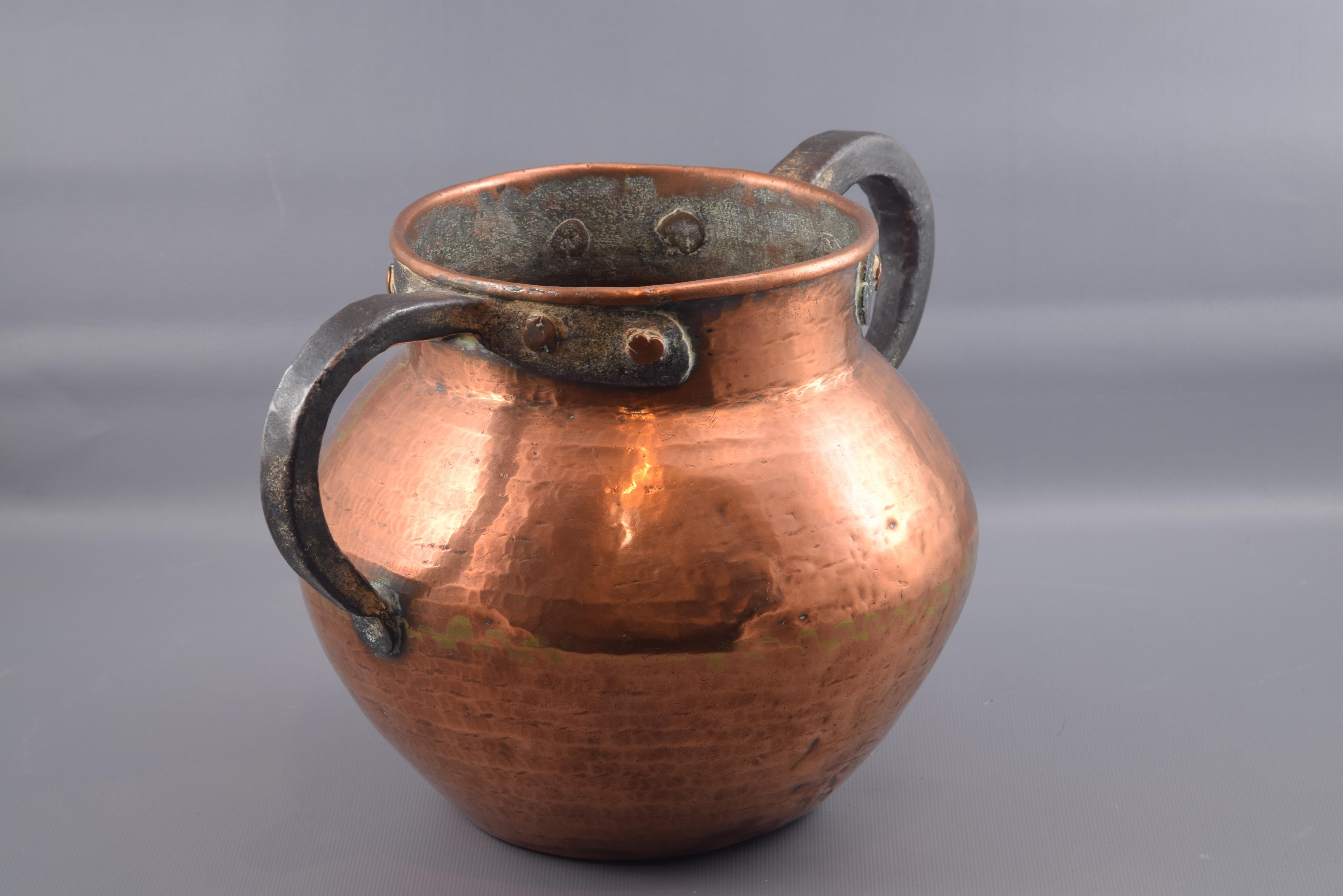 Copper Container with Two Handles, 18th Century 2