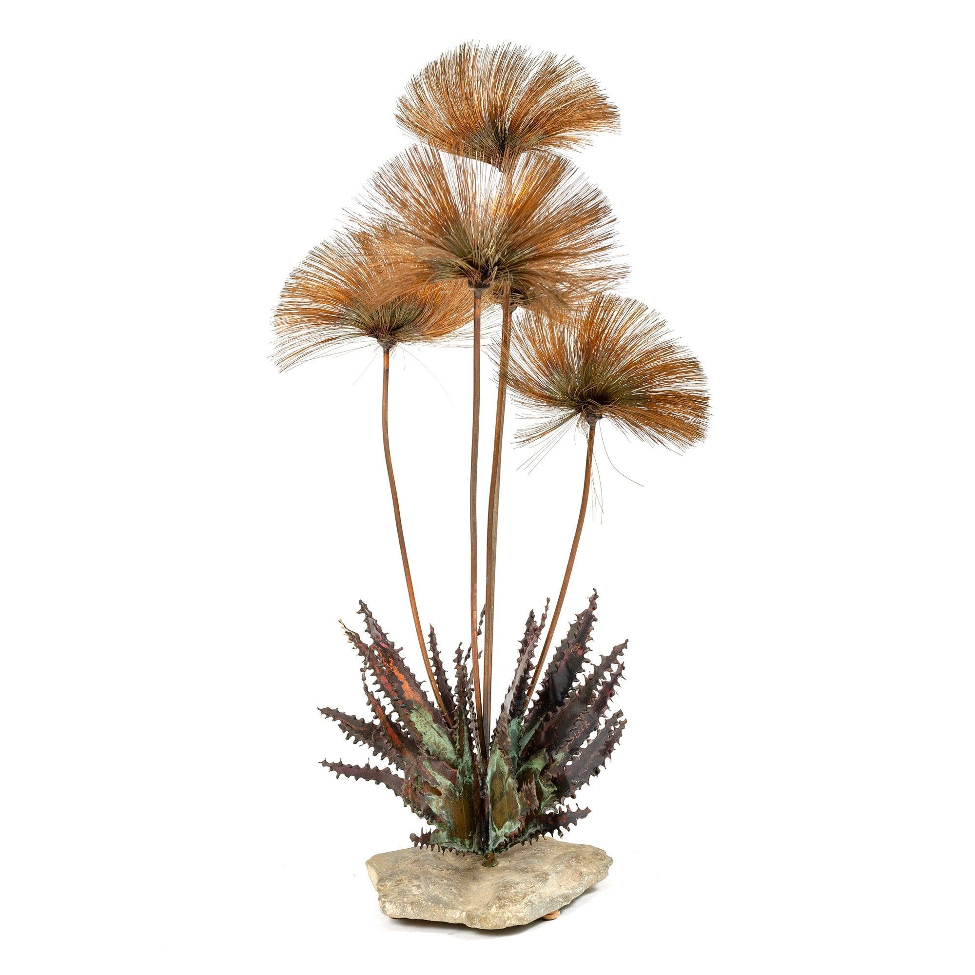 Escultura de sobremesa de cobre 
