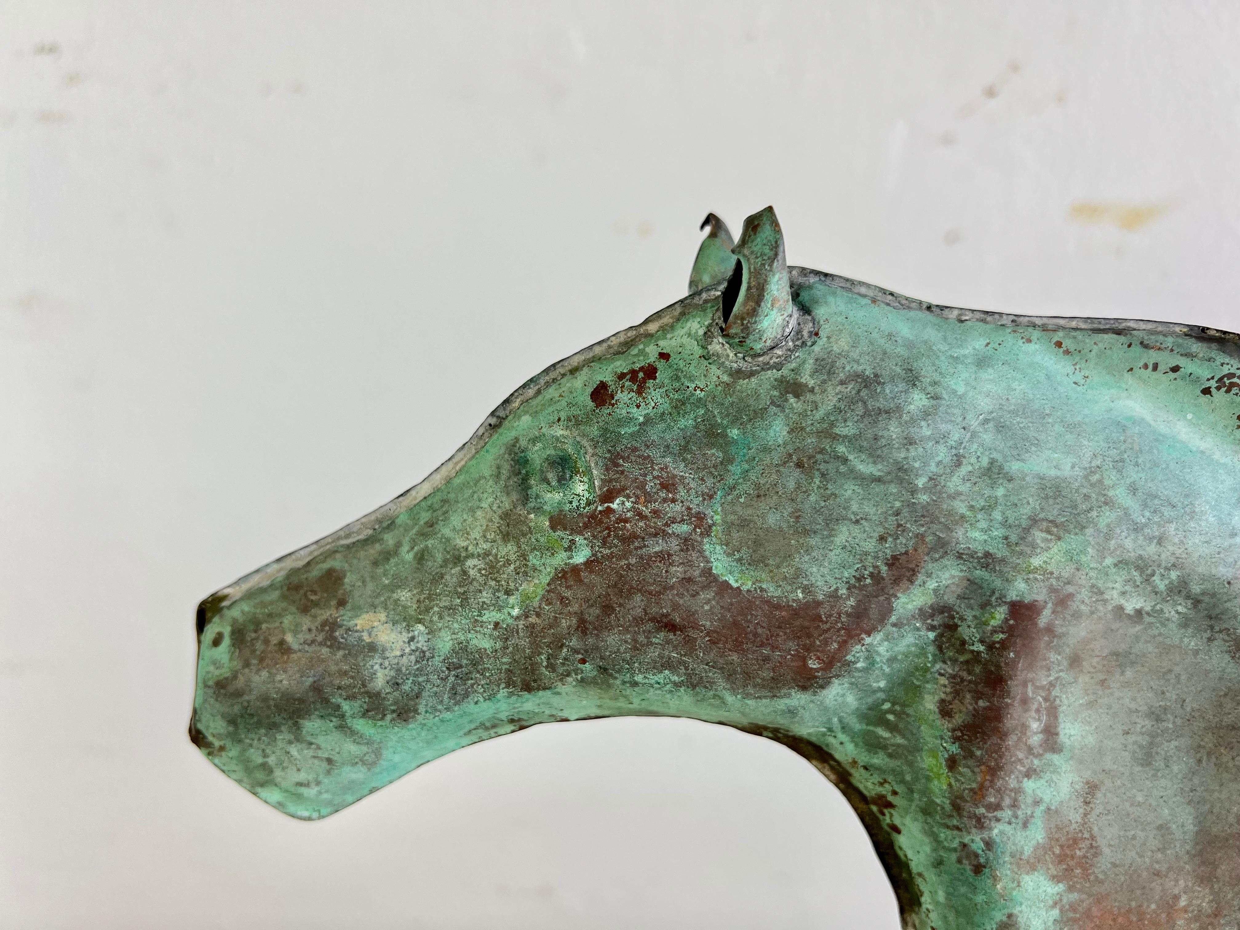 Copper Dexter Horse Mounted on Iron Base 3