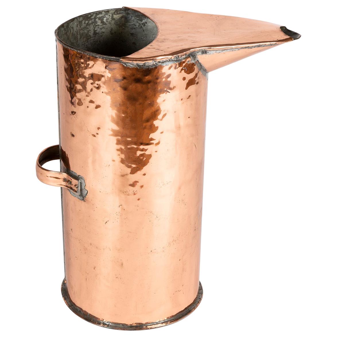Copper Distiller's Jug from the Normandy Region of France For Sale